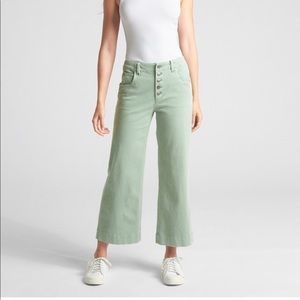 Gap High Rise crop wide leg pants